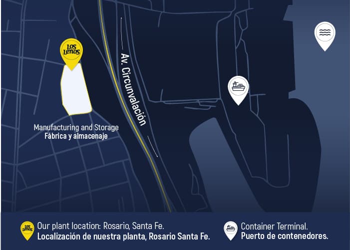 a logo variation for los lenos with fire like letters