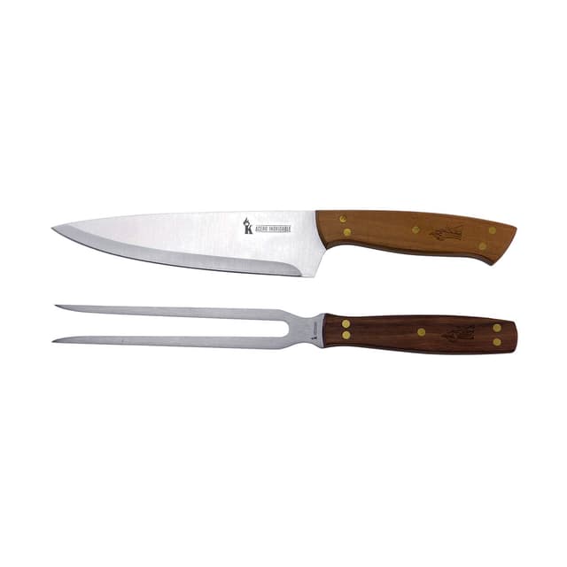 Set de tenedor (Trinche) + cuchillo parrillero